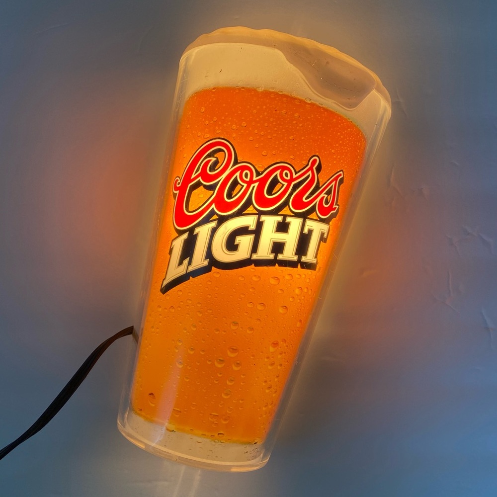 Coors Light Beer Mug Light